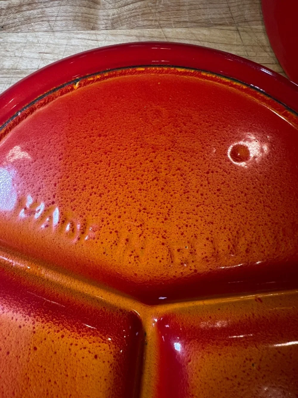 Descoware 3 divided baking dish